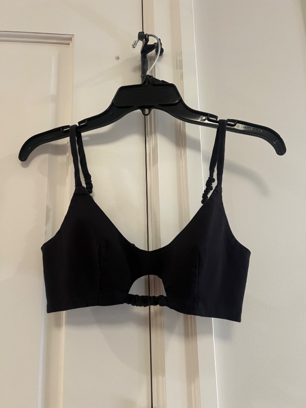 Micro Black Cut Out top